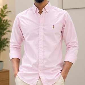 Ammarah Premium Oxford Cotton Embroidered Shirt